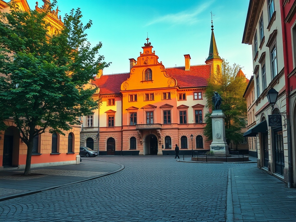 Zmieniająca się Kobyłka - widok starego miasteczka w okolicach Piaseczna z pierwszych lat XXI wieku